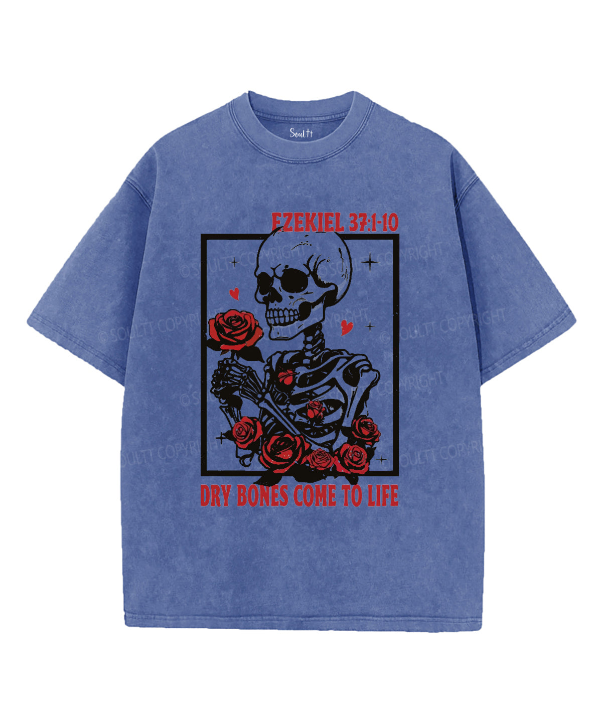 Dry Bones Come To Life Unisex Washed Christian T-shirt Style004 Hoodie, Sweatshirt | ZylaModa.com (Image 4)