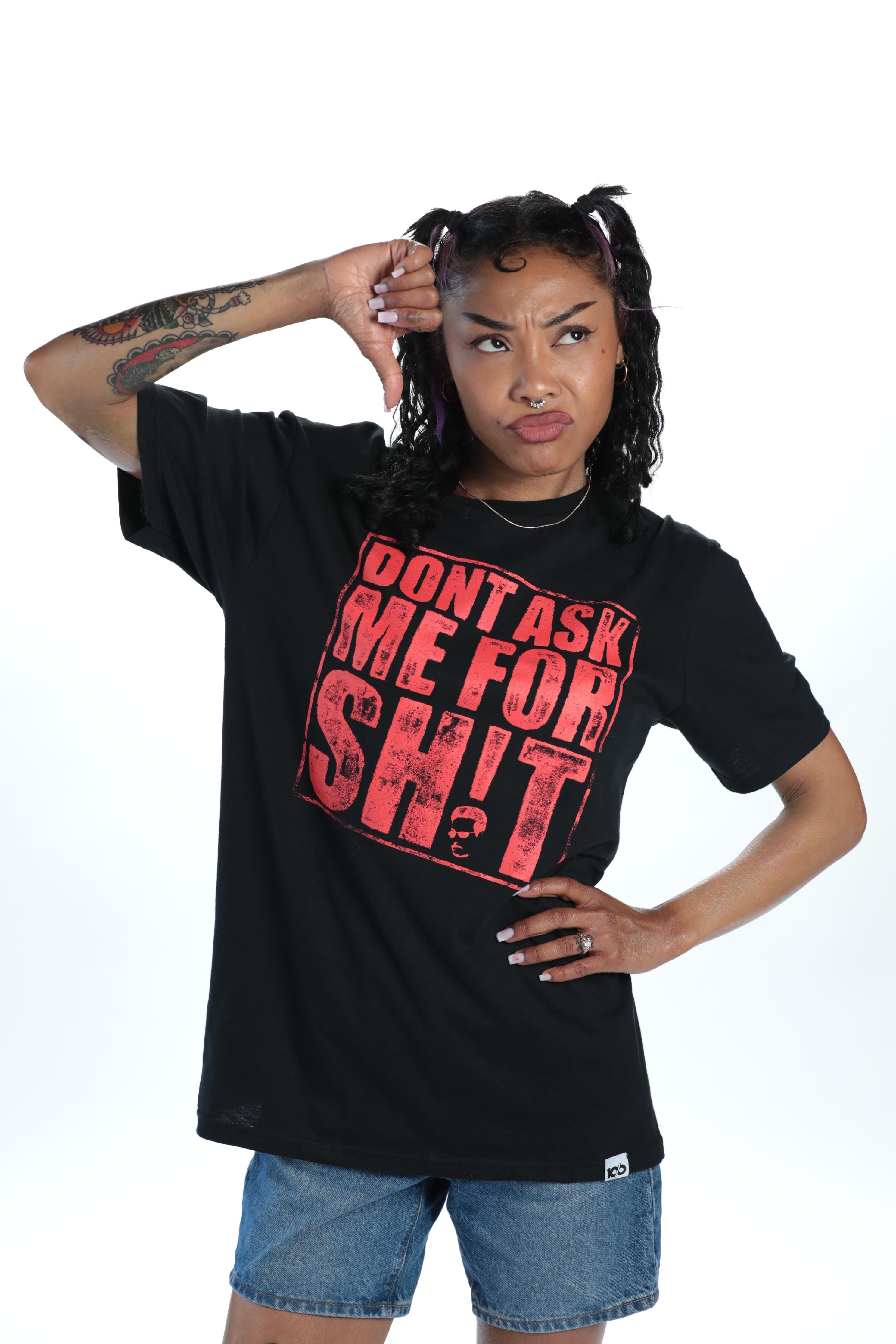 ten/o - 'DAMFS 2024 Stamp' T-Shirt - Black Hoodie, Sweatshirt | ZylaModa.com (Image 2)
