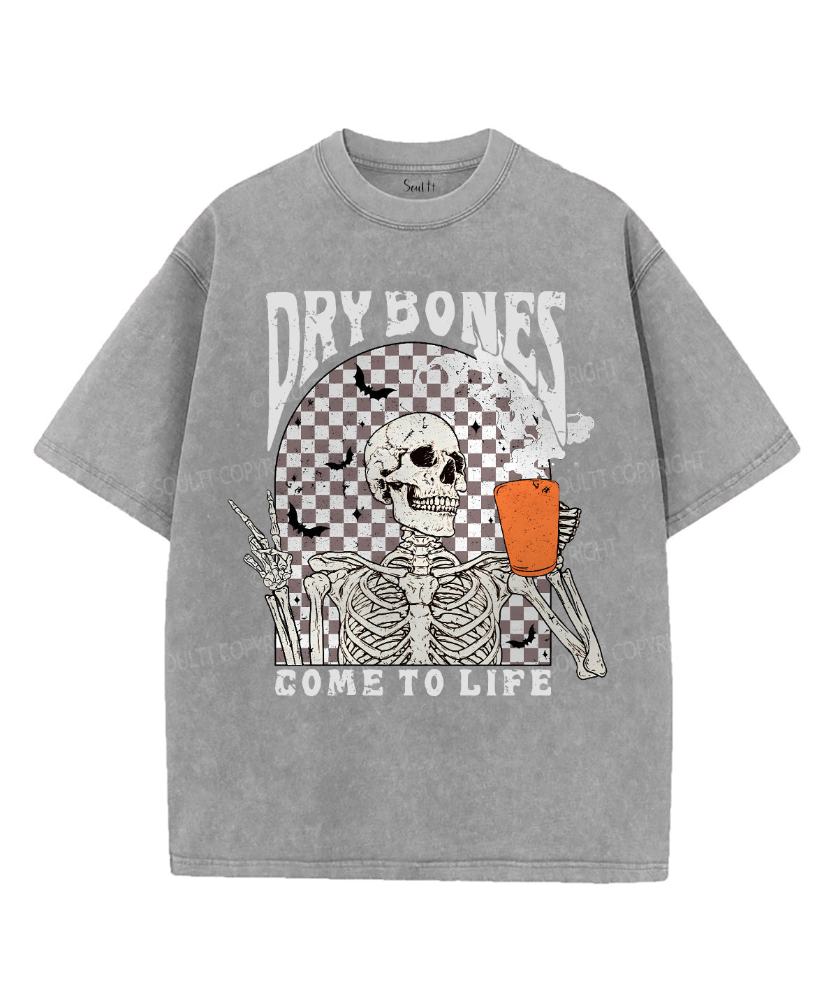 Dry Bones Come To Life Unisex Washed Christian T-shirt Style005 Hoodie, Sweatshirt | ZylaModa.com (Image 3)