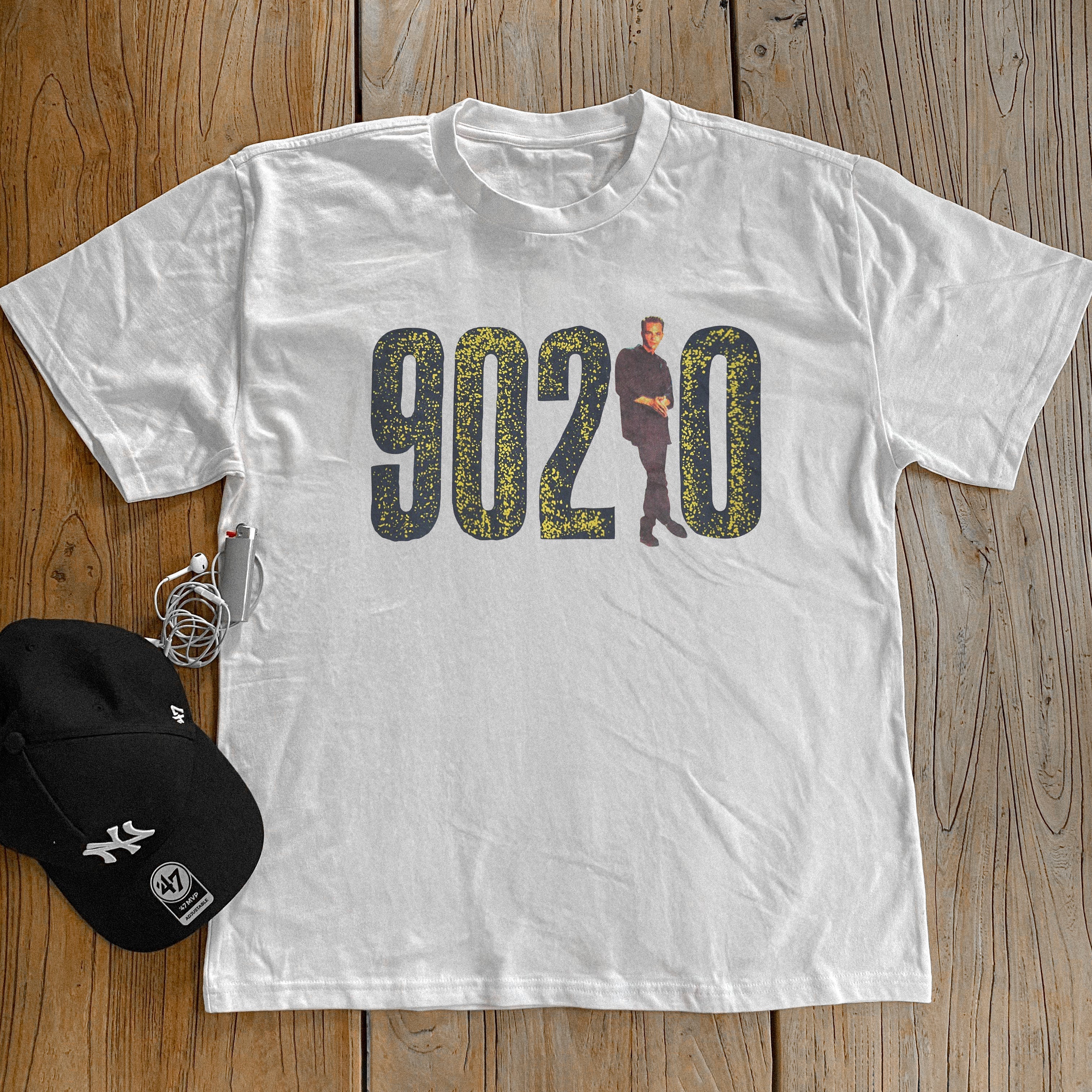 VINTAGE 1993 BEVERLY HILLS TV SHOW HEAVYWEIGHT WHITE T-SHIRT Hoodie, Sweatshirt | ZylaModa.com (Image 1)