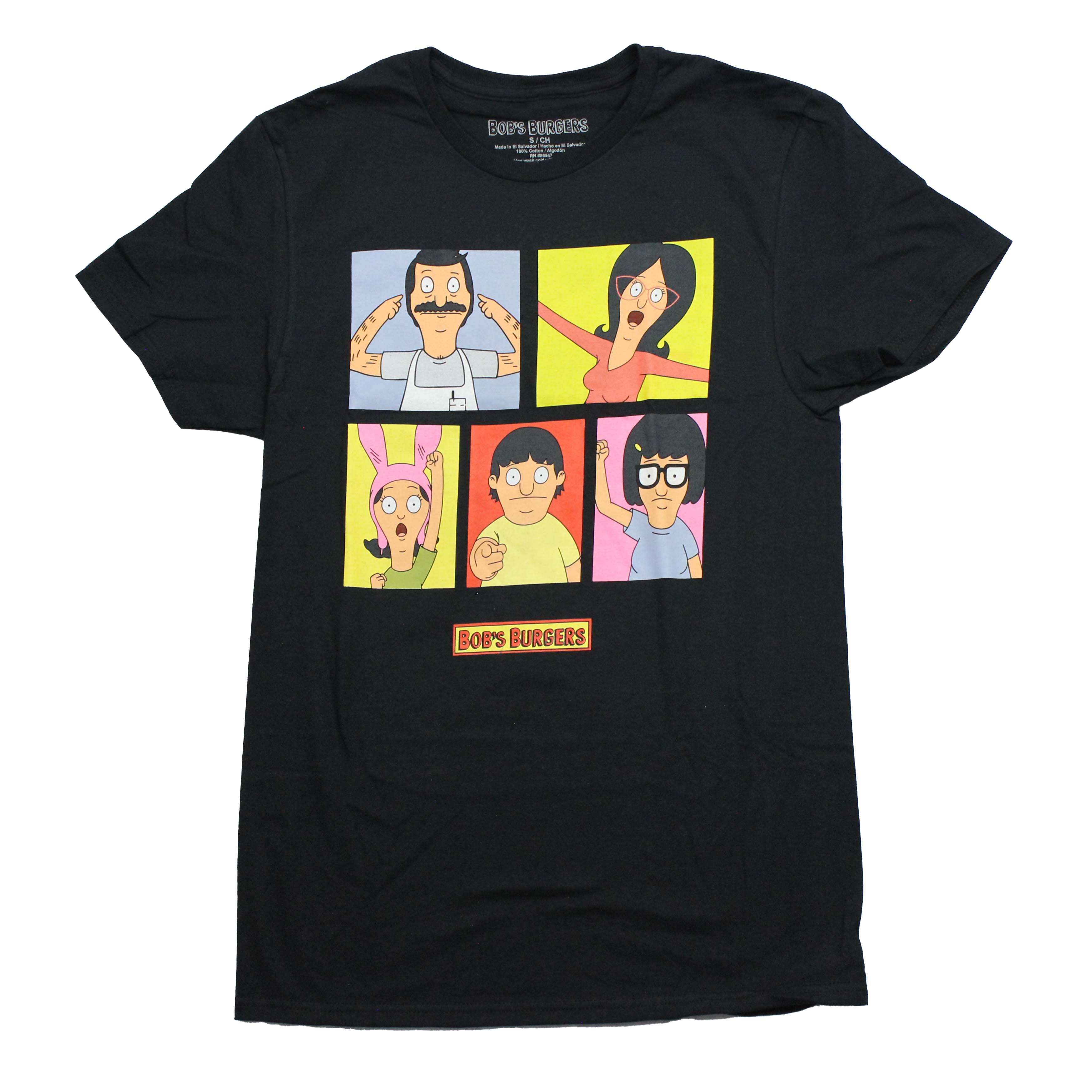 Bob's Burgers Mens T_Shirt - Main Boxed Character Images T-Shirts, Hoodie, Sweatshirt | ZylaModa.com