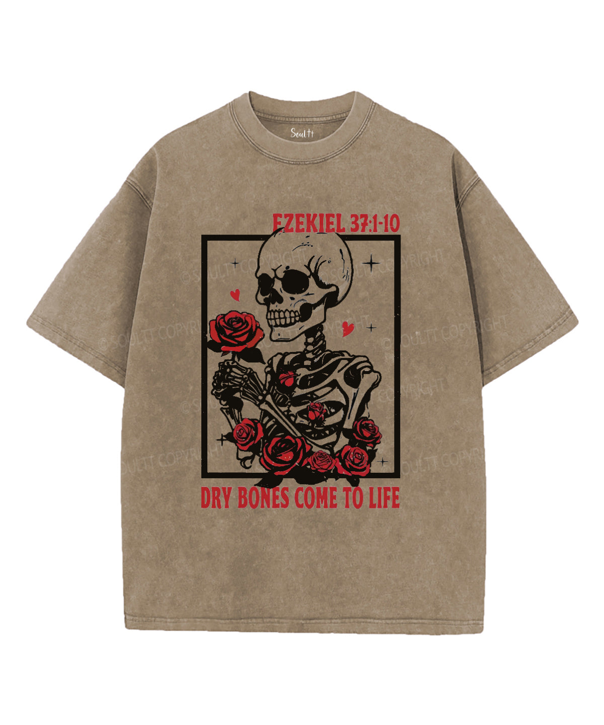 Dry Bones Come To Life Unisex Washed Christian T-shirt Style004 Hoodie, Sweatshirt | ZylaModa.com (Image 1)