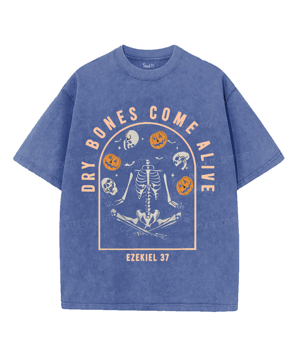 Dry Bones Come To Life Unisex Washed Christian T-shirt Style010 Hoodie, Sweatshirt | ZylaModa.com (Image 4)