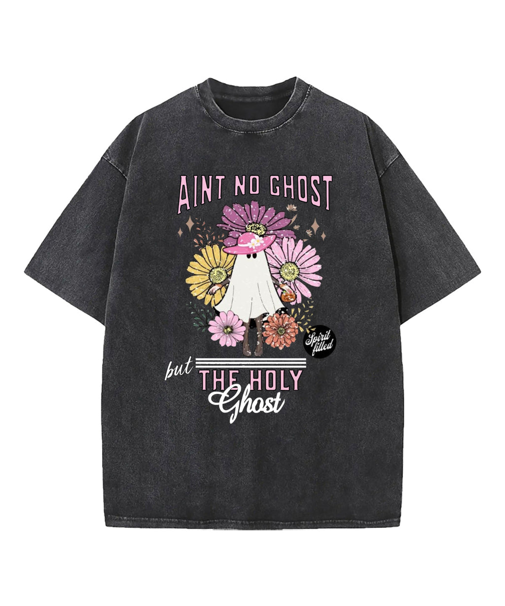Aint No Ghost Washed Christian T-shirt Hoodie, Sweatshirt | ZylaModa.com (Image 1)