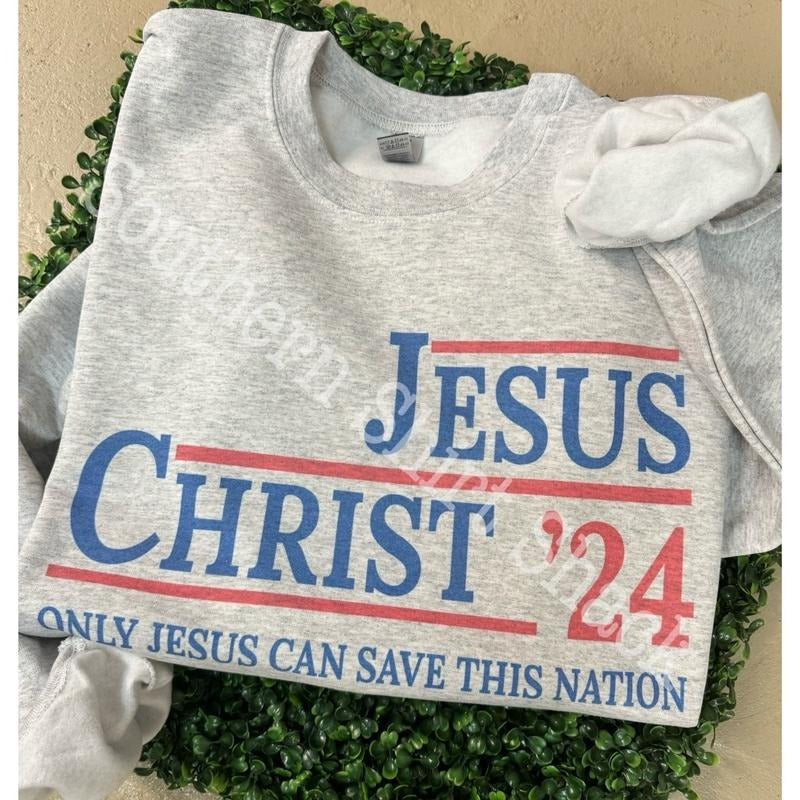 Jesus Christ 24/7 Sweatshirt | Jesus Sweatshirt | Christian Sweatshirt jesus shirt Hoodie | ZylaModa.com