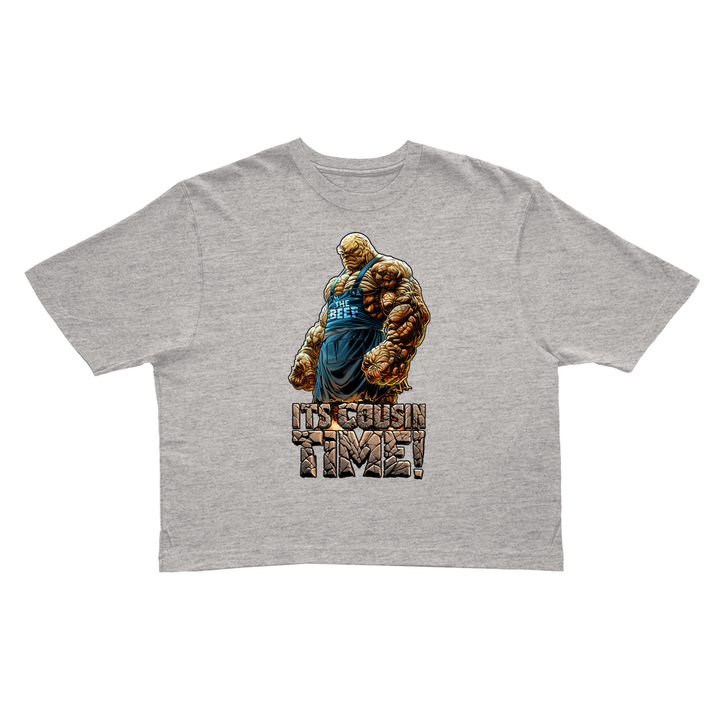 It's Cousin Time Women's Crop T-Shirt Hoodie, Sweatshirt | ZylaModa.com (Image 2)