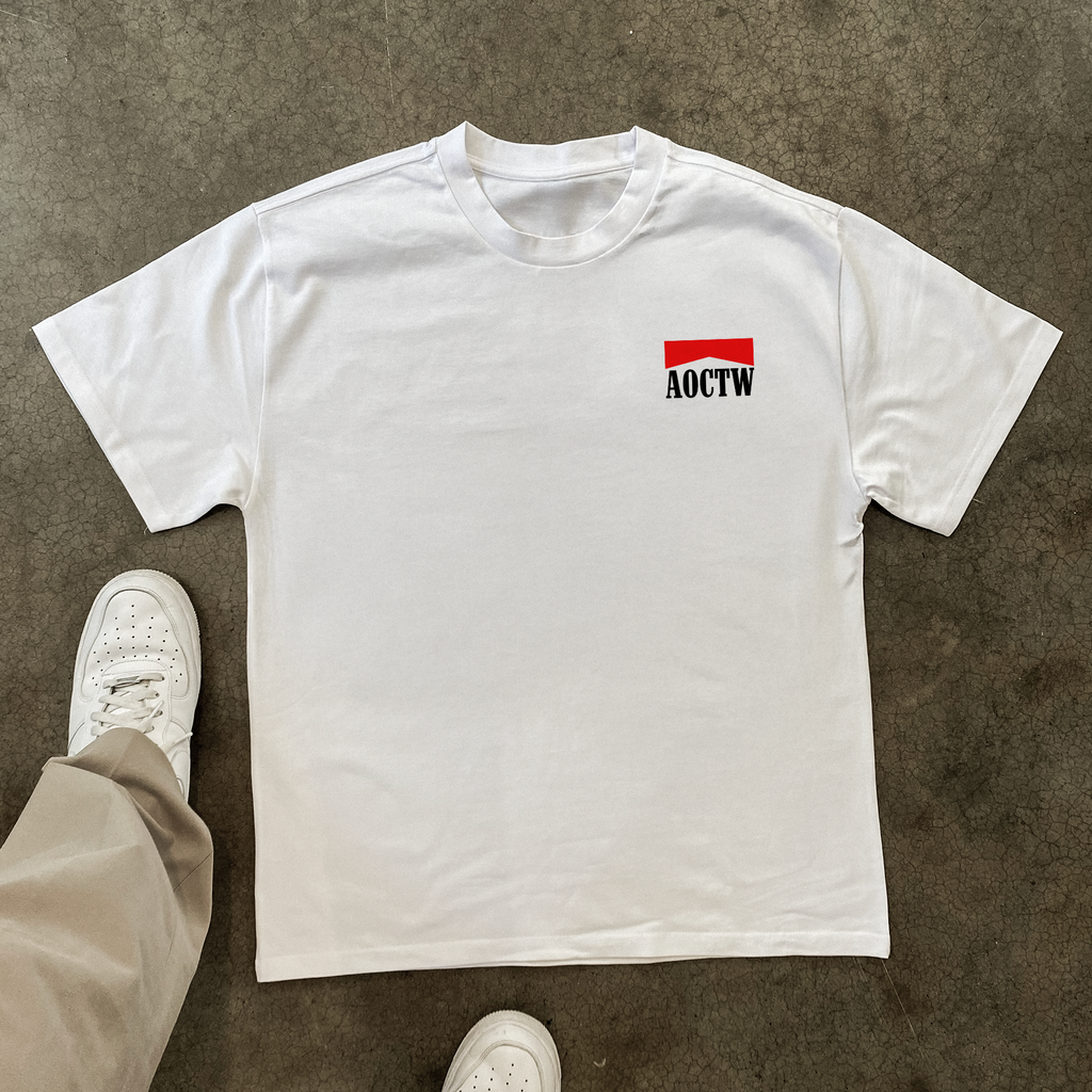 'SMOKING HARMS' WHITE HEAVYWEIGHT T-SHIRT Hoodie, Sweatshirt | ZylaModa.com (Image 2)