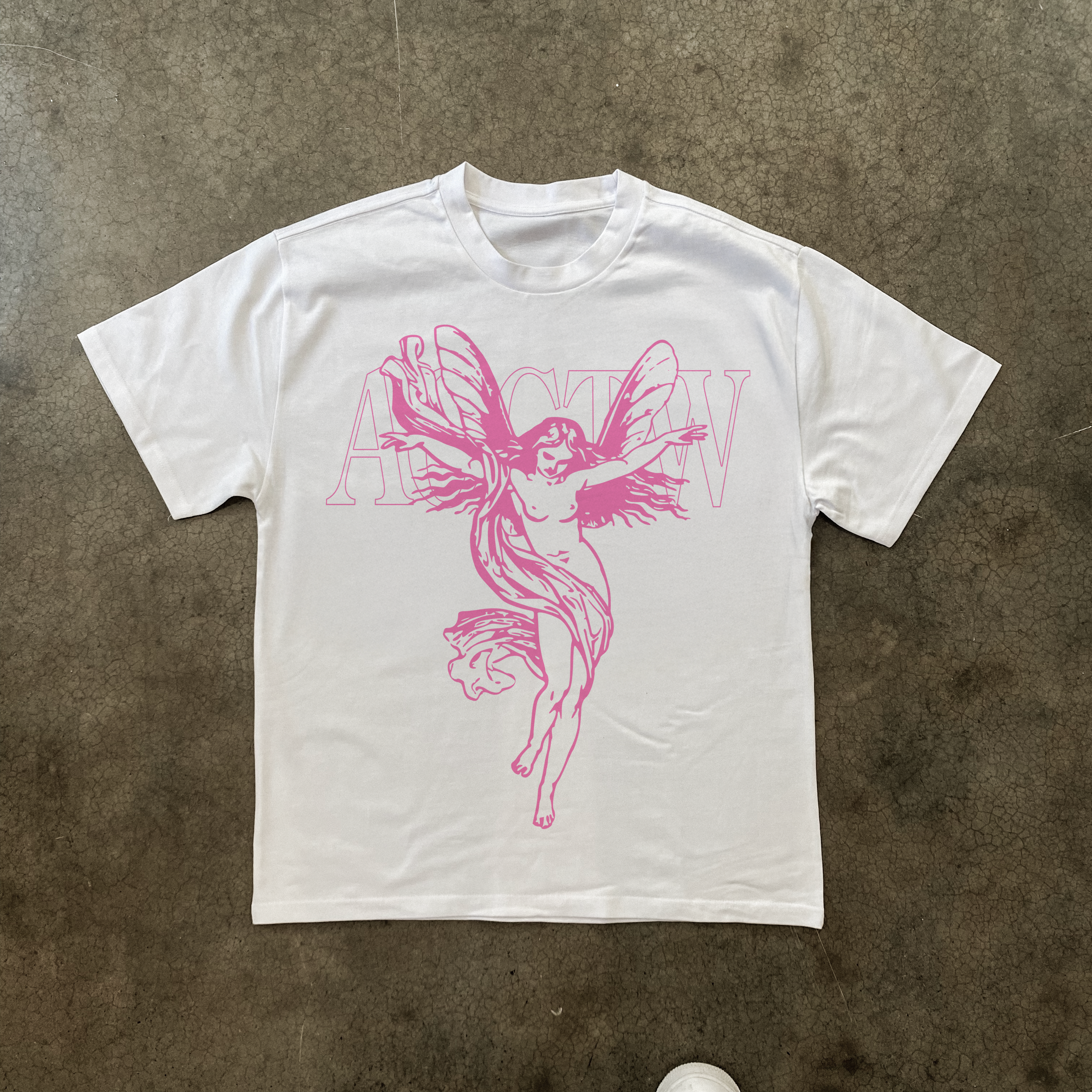 ANGEL 'FLOAT' HEAVYWEIGHT WHITE T-SHIRT Hoodie, Sweatshirt | ZylaModa.com