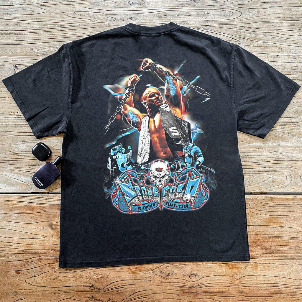`STONE COLDÃ¢â‚¬â„¢ HEAVYWEIGHT BLACK T-SHIRT Hoodie, Sweatshirt | ZylaModa.com (Image 3)