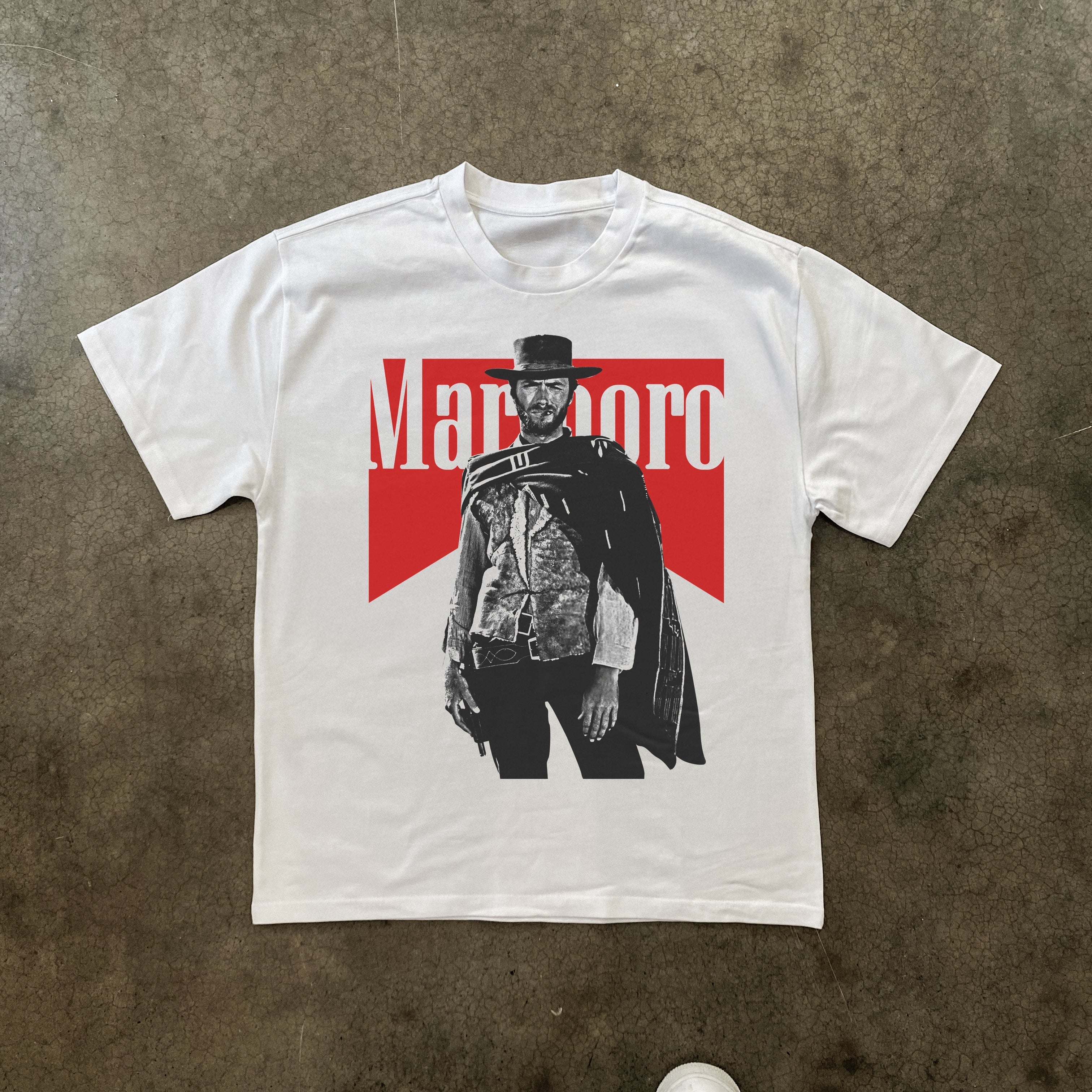 GOOD BAD UGLY X MALBORO WHITE HEAVYWEIGHT T-SHIRT Hoodie, Sweatshirt | ZylaModa.com (Image 1)