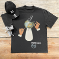 1930's 'PHILIPS RADIO' PRINT HEAVYWEIGHT BLACK T-SHIRT Hoodie, Sweatshirt | ZylaModa.com (Image 1)