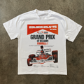 1975 'BELGUIM GRAND PRIX' HEAVY WHITE T-SHIRT Hoodie, Sweatshirt | ZylaModa.com (Image 1)