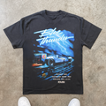90s FOSTERS 'BLUE THUNDER' LIGHTNING GRAND PRIX HEAVY BLACK TEE Hoodie, Sweatshirt | ZylaModa.com (Image 1)