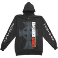 Big Cross Zippered Hooded Sweatshirt T-Shirts, Hoodie | ZylaModa.com