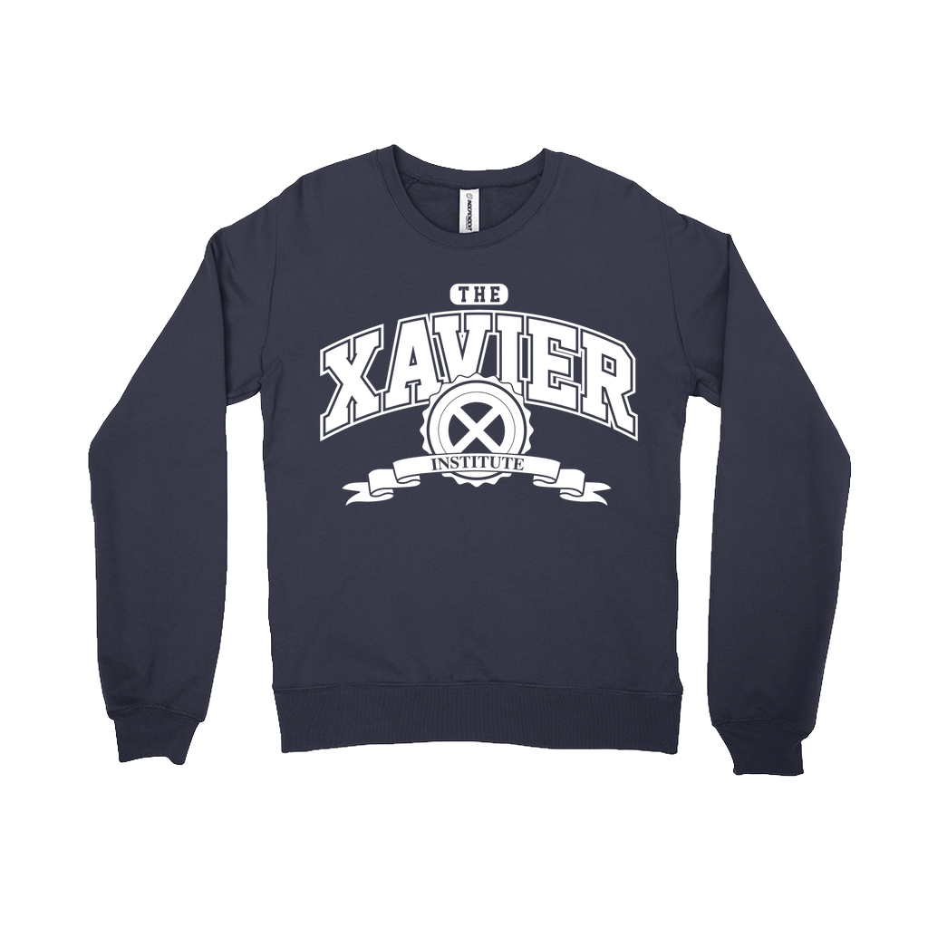 Xavier Institute Crewneck Sweatshirt - Navy T-Shirts, Hoodie | ZylaModa.com