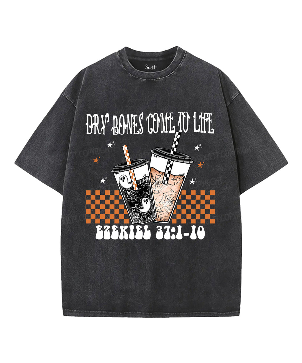 Dry Bones Come To Life Unisex Washed Christian T-shirt Style008 Hoodie, Sweatshirt | ZylaModa.com (Image 2)
