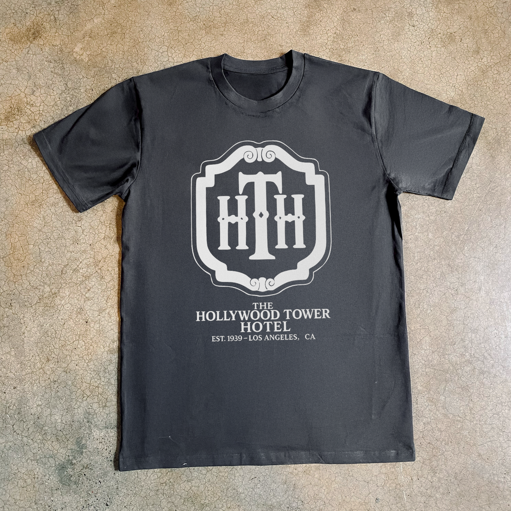 'TOWER OF TERROR' HOLLYWOOD HOTEL HEAVYWEIGHT BLACK T-SHIRT Hoodie, Sweatshirt | ZylaModa.com (Image 1)
