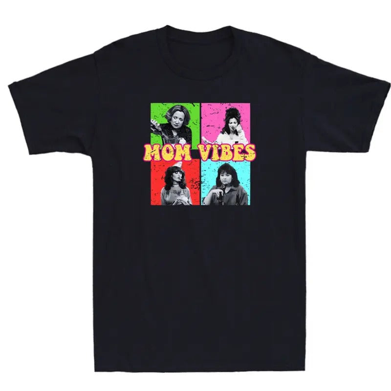 90's Mom Vibes Funny Mom Life Mothers Day Gift Retro Unisex Short Sleeve T-Shirt Hoodie, Sweatshirt | ZylaModa.com
