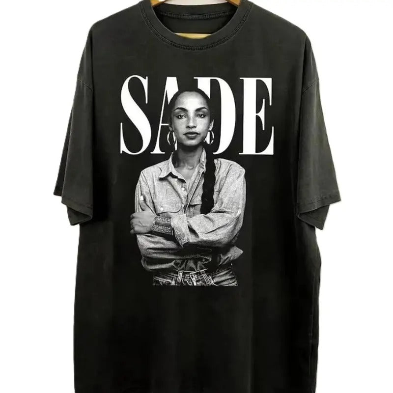 90s Vintage Sade T-shirt Sade Adu Unisex T-shirt Sade Tour, Vintage tee Menswear Top Hoodie, Sweatshirt | ZylaModa.com