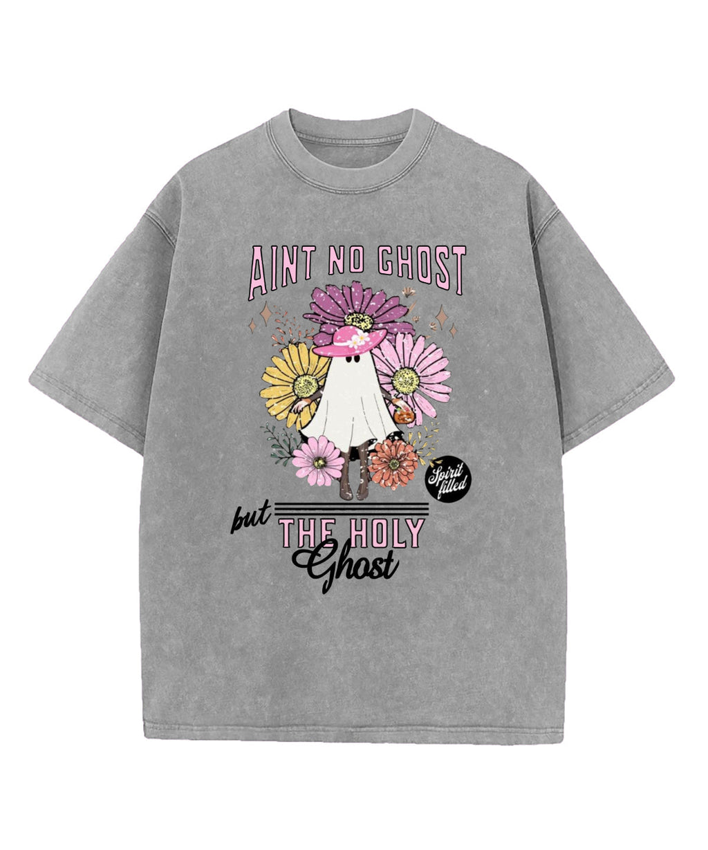 Aint No Ghost Washed Christian T-shirt Hoodie, Sweatshirt | ZylaModa.com (Image 4)