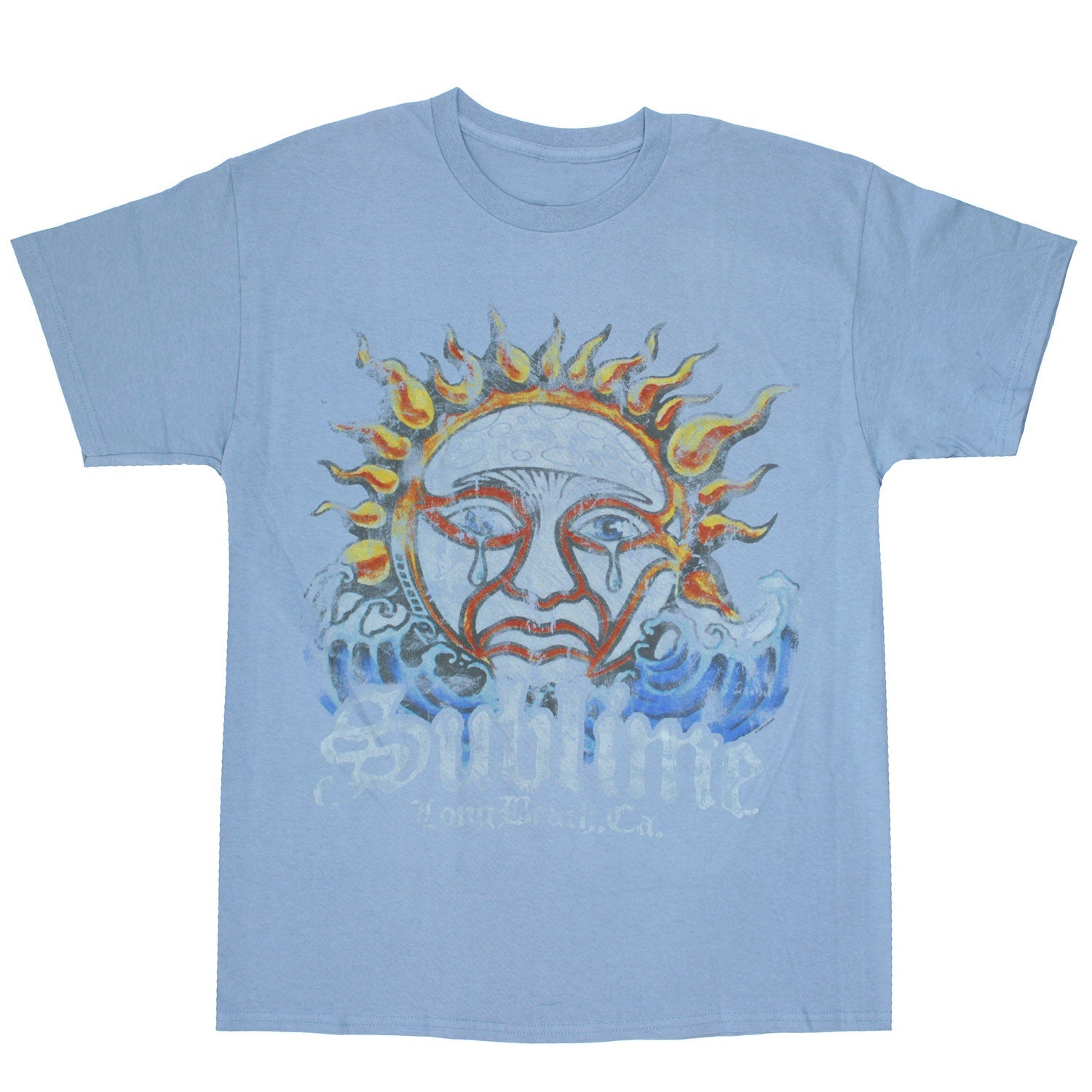 Blue Mens Sun T-shirt Hoodie, Sweatshirt | ZylaModa.com (Image 1)