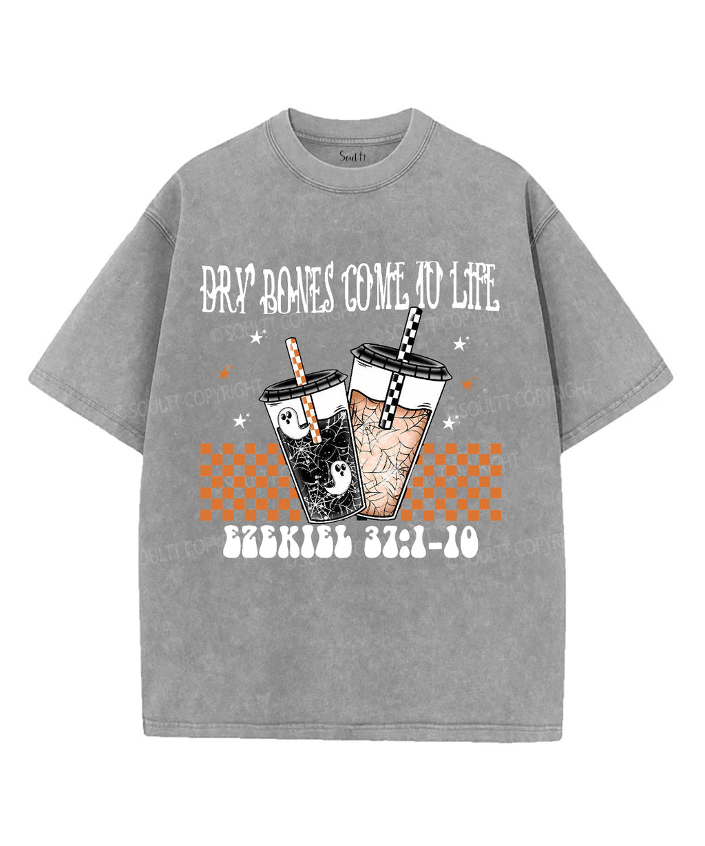 Dry Bones Come To Life Unisex Washed Christian T-shirt Style008 Hoodie, Sweatshirt | ZylaModa.com (Image 3)