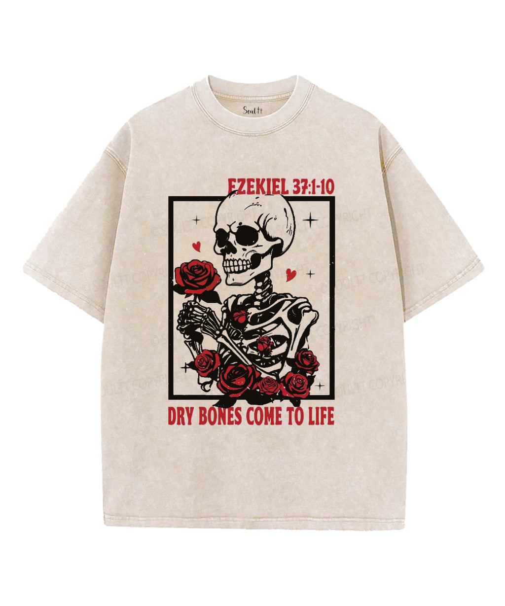 Dry Bones Come To Life Unisex Washed Christian T-shirt Style004 Hoodie, Sweatshirt | ZylaModa.com (Image 5)