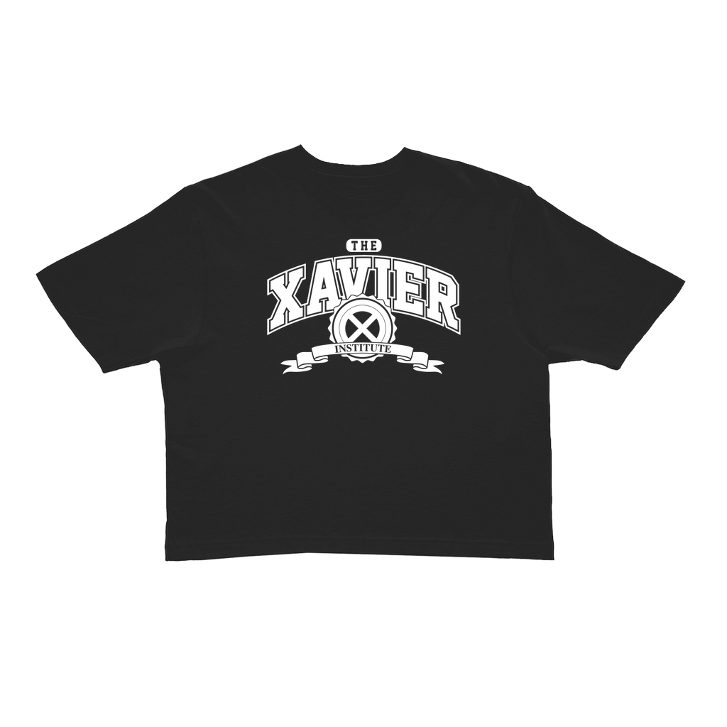 Xavier Women's Crop T-Shirt - Black Hoodie, Sweatshirt | ZylaModa.com