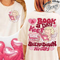 A Book a Day Keeps the Mental Breakdown Away Shirt, Bookish Valentines Day Shirt, Cupid Reading Shirt, Gifts for...