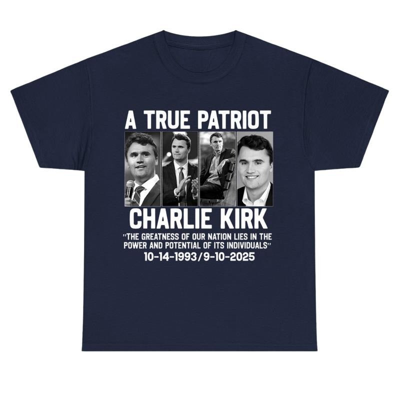 A True American Patriotic Charlie Kirk The Greatness of Our Nation Lies in The Power and Potential of Its Individuals...