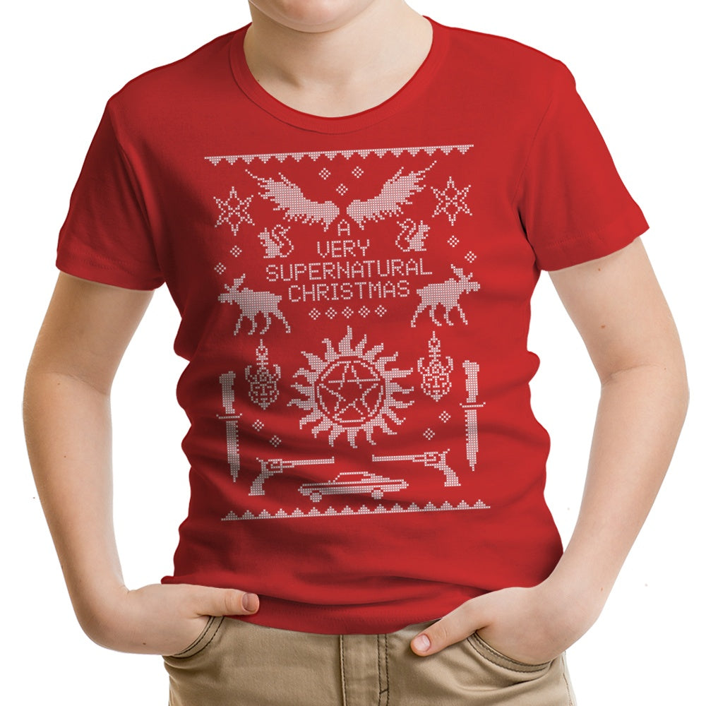 A Very SPN Sweater - Youth Apparel T-Shirts, Hoodie, Sweatshirt | ZylaModa.com (Image 1)