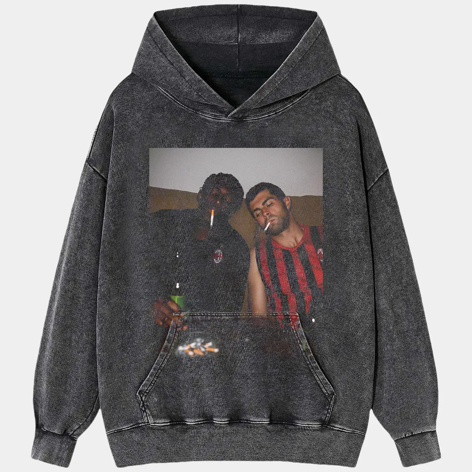 A.C. Milan V3 Tee Hoodie, Sweatshirt | ZylaModa.com (Image 2)