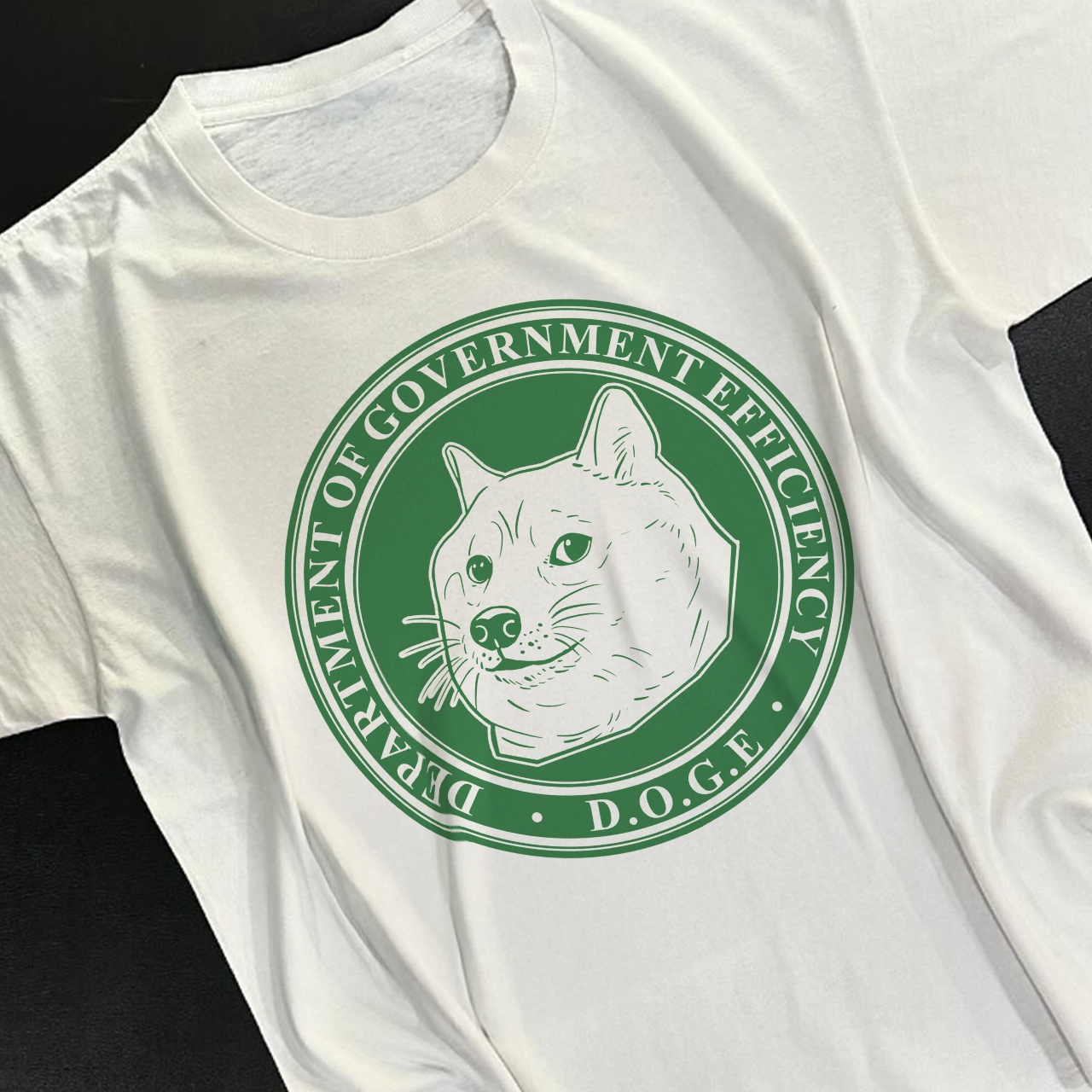 DEPARTMENT OF GOVERNMENT EFFICIENCY DOGE HEAVYWEIGHT WHITE T-SHIRT Hoodie, Sweatshirt | ZylaModa.com (Image 2)