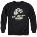 Abbott and Costello Horsing Around - Men's Crewneck Sweatshirt T-Shirts, Hoodie | ZylaModa.com