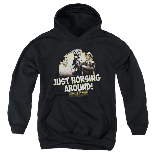 Abbott and Costello Horsing Around - Youth Hoodie (Ages 8-12) T-Shirts, Sweatshirt | ZylaModa.com