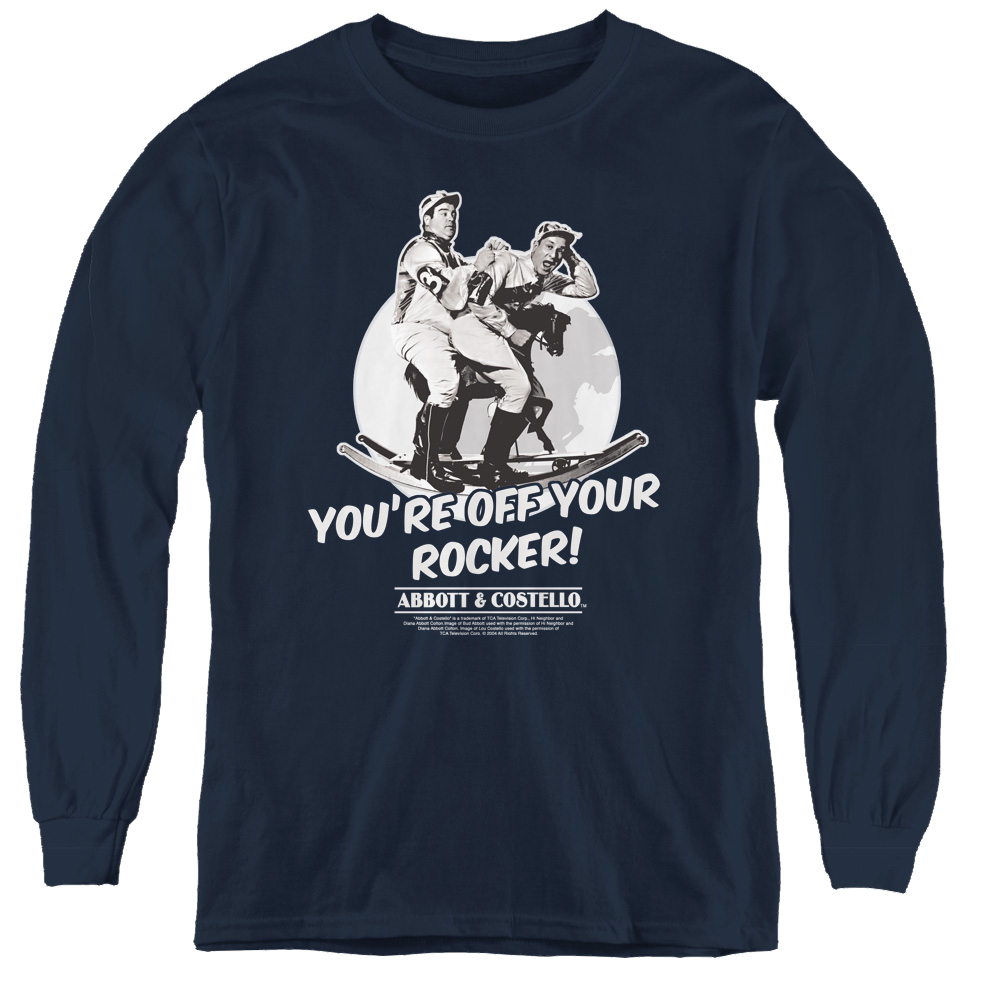 Abbott & Costello Off Your Rocker - Youth Long Sleeve T-Shirt Hoodie, Sweatshirt | ZylaModa.com
