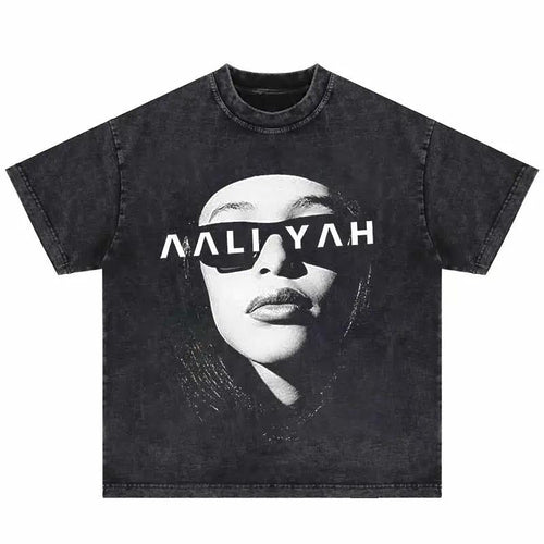 AALIYAAAH Hip Hop Streetwear T-shirt Concert Shirt 2025, Tour Fan Tee, Graphic Music Shirt Hoodie, Sweatshirt | ZylaModa.com