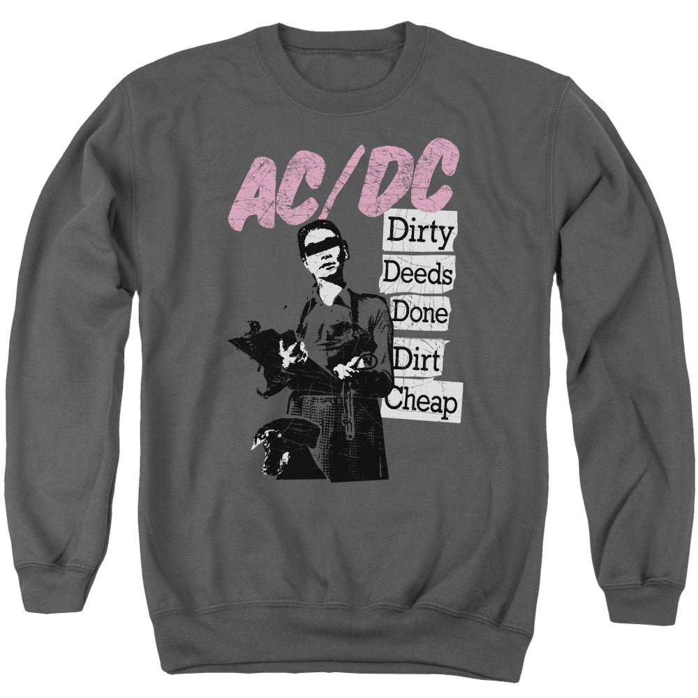 ACDC Acdc Dirty Deeds - Men's Crewneck Sweatshirt T-Shirts, Hoodie | ZylaModa.com