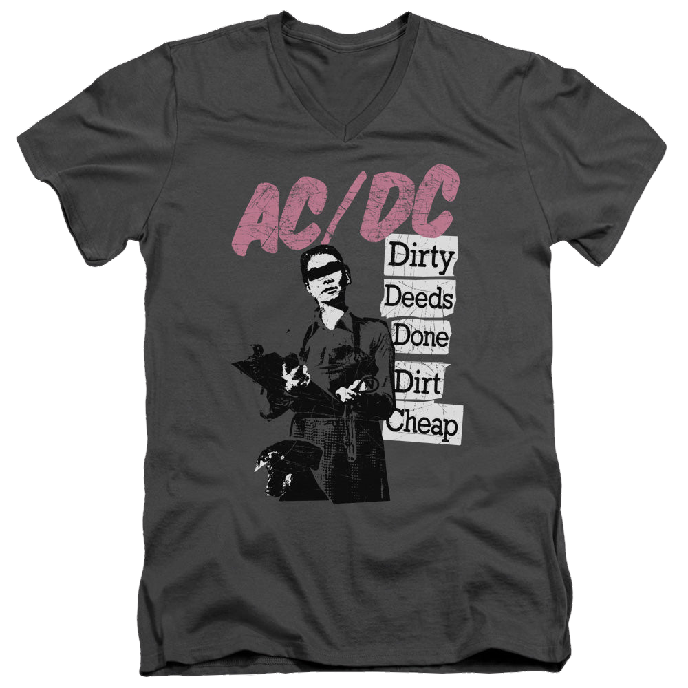 ACDC Acdc Dirty Deeds - Men's V-Neck T-Shirt Hoodie, Sweatshirt | ZylaModa.com