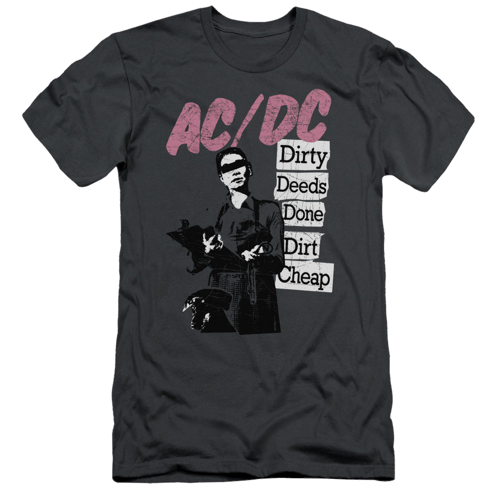 ACDC Acdc Dirty Deeds - Men's Slim Fit T-Shirt Hoodie, Sweatshirt | ZylaModa.com