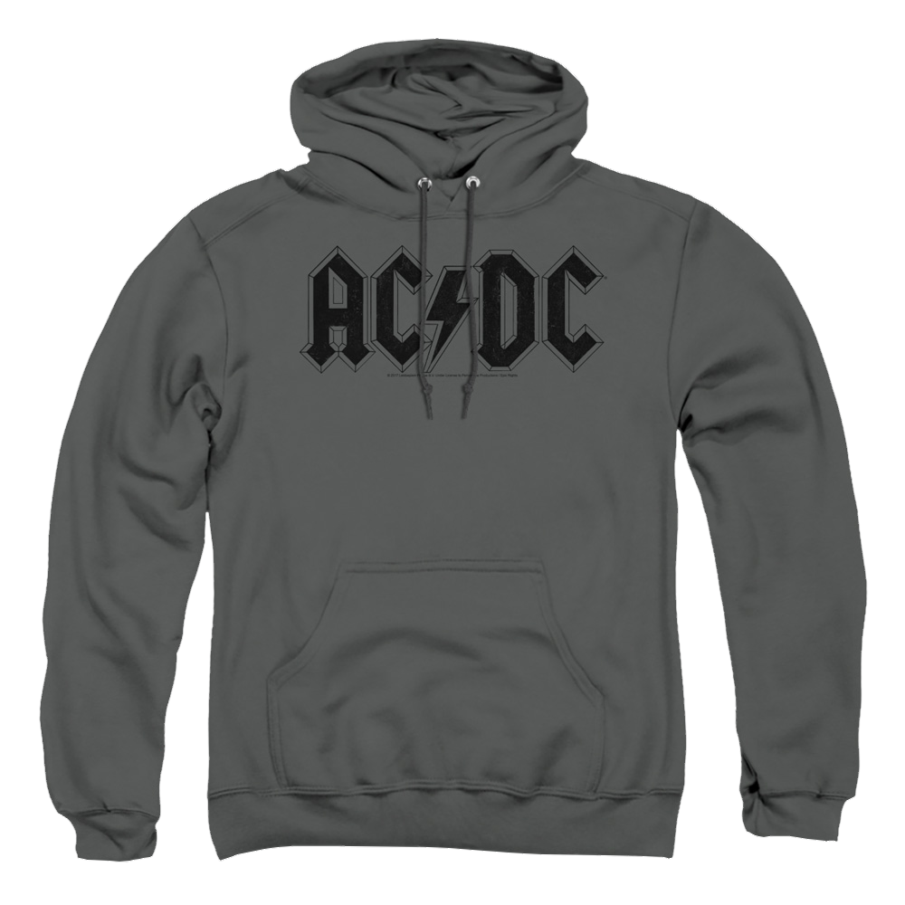 AC/DC Worn Logo - Pullover Hoodie T-Shirts, Sweatshirt | ZylaModa.com