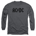 AC/DC Worn Logo - Men's Long Sleeve T-Shirt Hoodie, Sweatshirt | ZylaModa.com