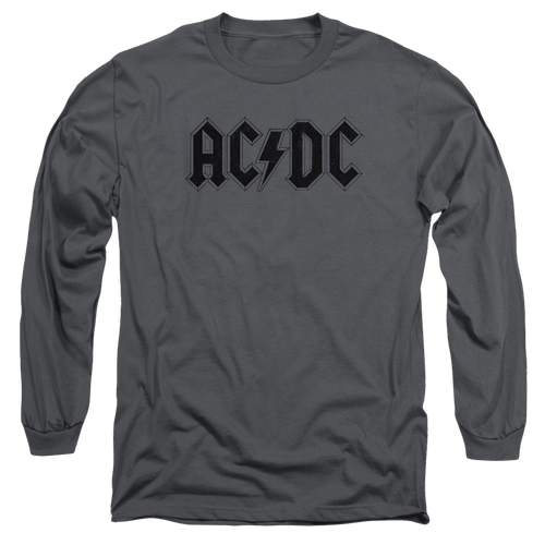 AC/DC Worn Logo - Men's Long Sleeve T-Shirt Hoodie, Sweatshirt | ZylaModa.com