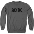 AC/DC Worn Logo - Men's Crewneck Sweatshirt T-Shirts, Hoodie | ZylaModa.com
