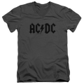 AC/DC Worn Logo - Men's V-Neck T-Shirt Hoodie, Sweatshirt | ZylaModa.com