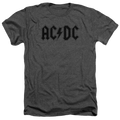 AC/DC Worn Logo - Men's Heather T-Shirt Hoodie, Sweatshirt | ZylaModa.com