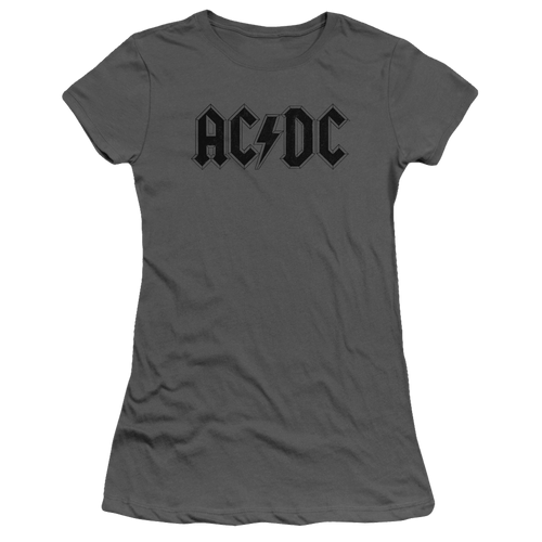 AC/DC Worn Logo - Juniors T-Shirt Hoodie, Sweatshirt | ZylaModa.com