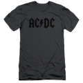 AC/DC Worn Logo - Men's Slim Fit T-Shirt Hoodie, Sweatshirt | ZylaModa.com