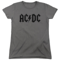 AC/DC Worn Logo - Women's T-Shirt Hoodie, Sweatshirt | ZylaModa.com