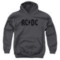 AC/DC Worn Logo - Youth Hoodie (Ages 8-12) T-Shirts, Sweatshirt | ZylaModa.com
